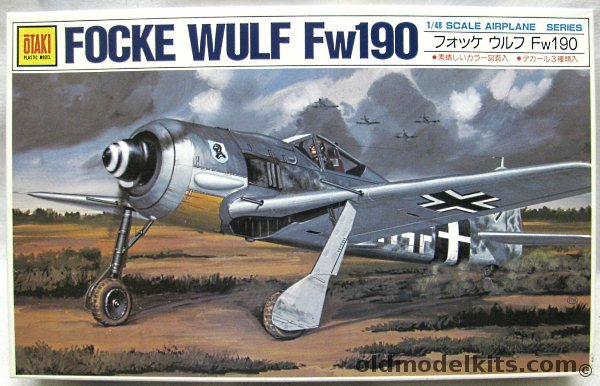 Otaki 1/48 Focke Wulf Fw-190A-8 - VIII/JG300 - VIII/JG2 - IV/JGA, OT2-26-500 plastic model kit
